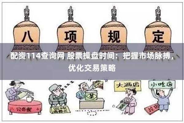 配资114查询网 股票操盘时间：把握市场脉搏，优化交易策略