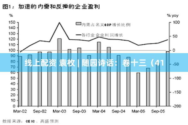 线上配资 袁枚 | 随园诗话：卷十三（41