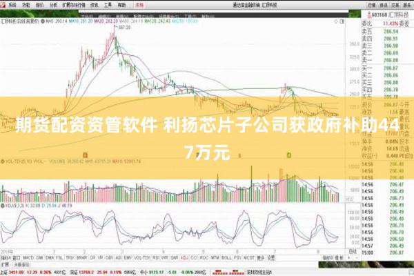 期货配资资管软件 利扬芯片子公司获政府补助447万元