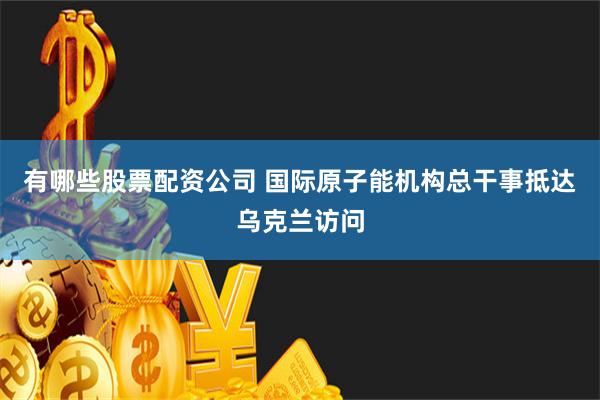 有哪些股票配资公司 国际原子能机构总干事抵达乌克兰访问